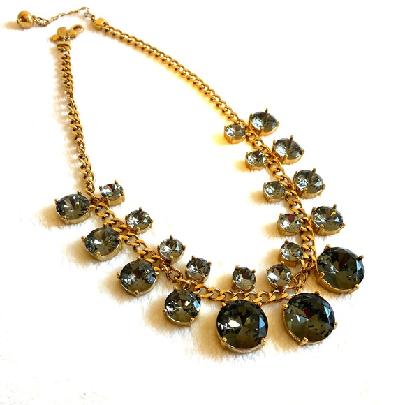 Kate Spade Crystal Court Statement Necklace - Picture 1 of 9